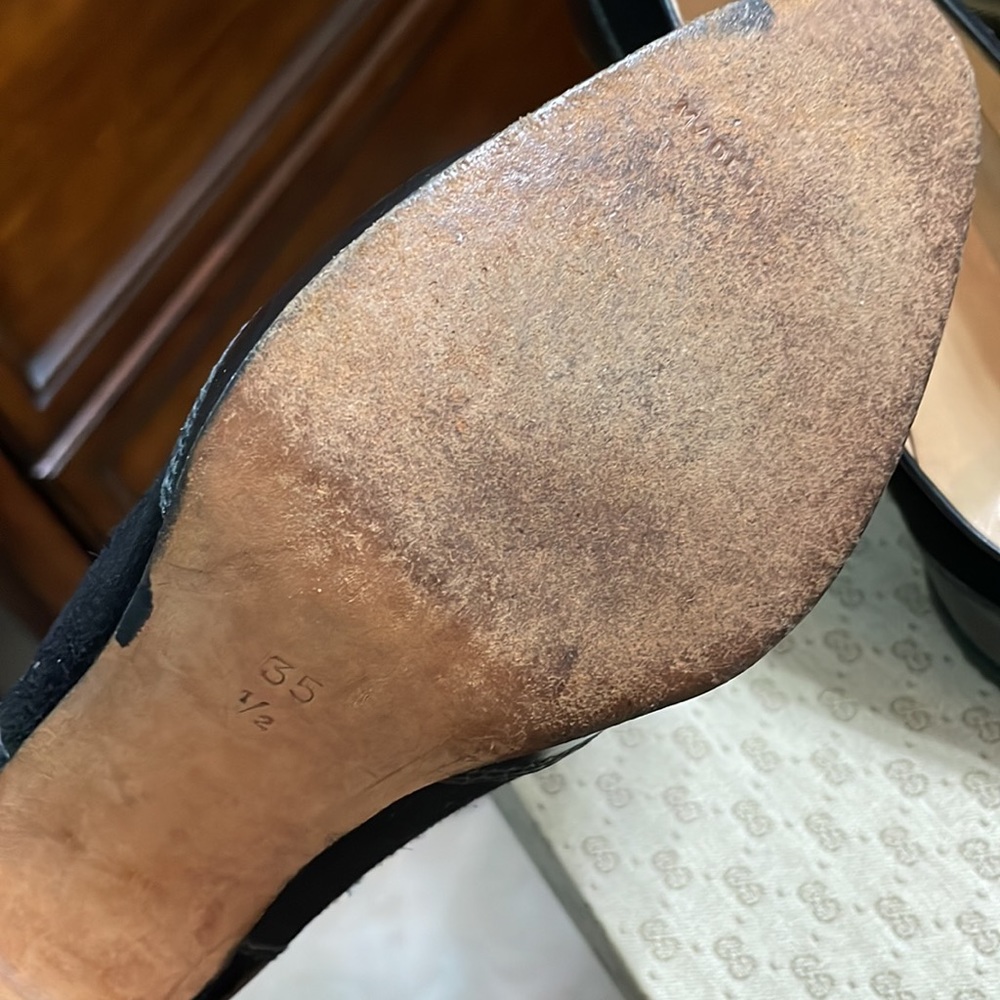 Vintage Black Gucci mules - Picture 5 of 10